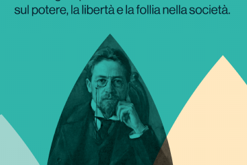 Pazzeria degli incurabili.
Di Corrado Visone con Peppe Romano.
Monologo ispirato a Čechov che riflette
sul potere, la libertà e la follia nella società.
