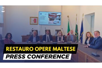 Restauro Opere del Maltese || Press Conference