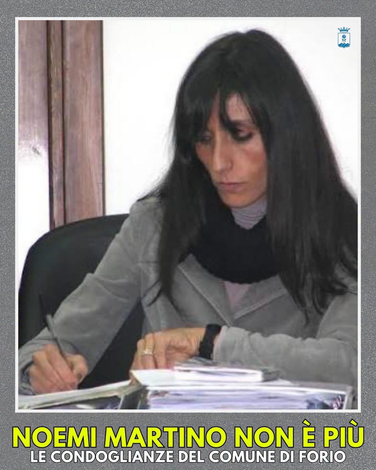 La dottoressa Noemi Di Martino durante lo svolgimento delle sue funzioni